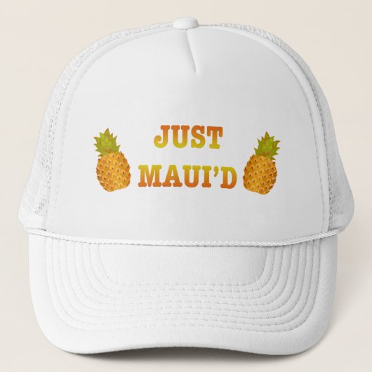 Casquette JustMauidPineapple (Devant)