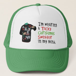 Casquette J'utilise un chandail de mauvais goût de Noël da