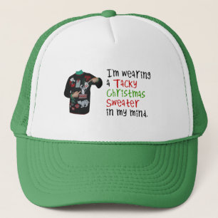 Casquette J'utilise un chandail de mauvais goût de Noël da