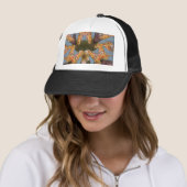 Casquette Kaleidoscope Giraffe Mandala : Safari Art Abstrait (En situation)