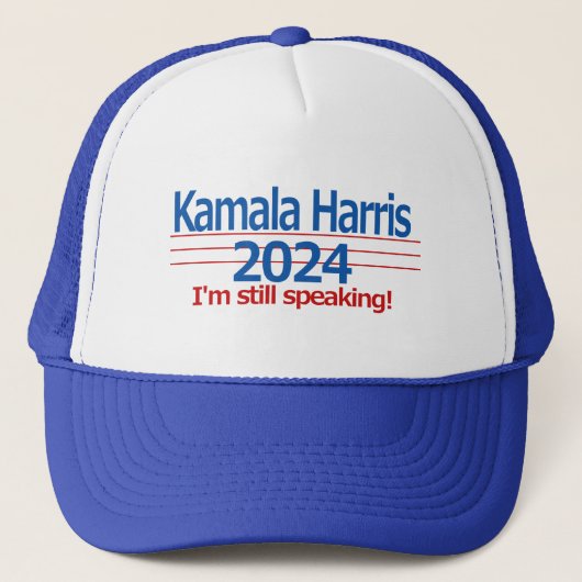 Casquette Kamala Harris 2024 Je parle toujours ! (Devant)