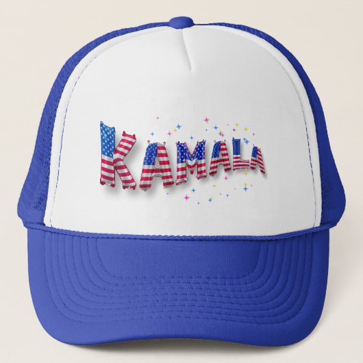 Casquette Kamala Harris mignon Alphabets de ballons du pavil (Devant)