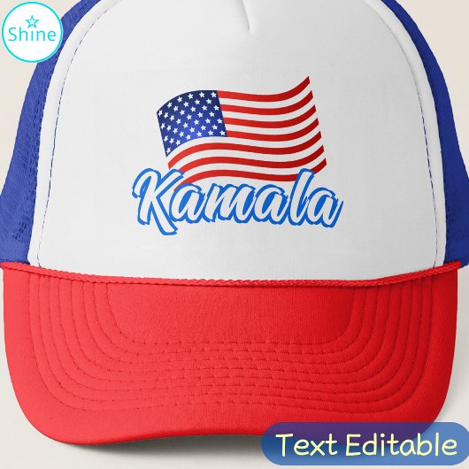 Casquette Kamala Harris pour le président Élégant Script dra