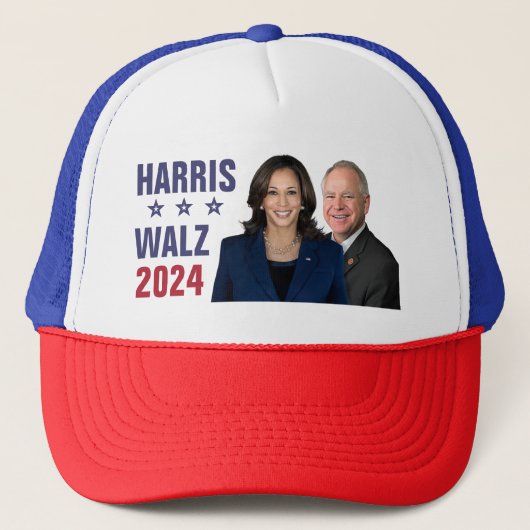 Casquette Kamala Harris Tim Walz 2024 Président Vice Photos (Devant)