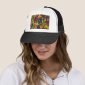 Casquette Kandinsky 304 Oeuvre Abstraite colorée (En situation)