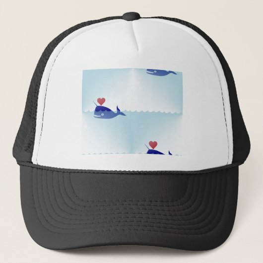 Casquette kawaii narwhal (Devant)