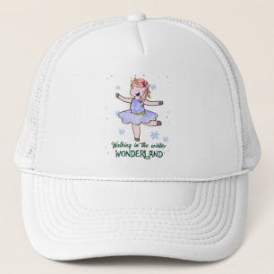 Casquette Kawaii Unicorn Marcher en hiver