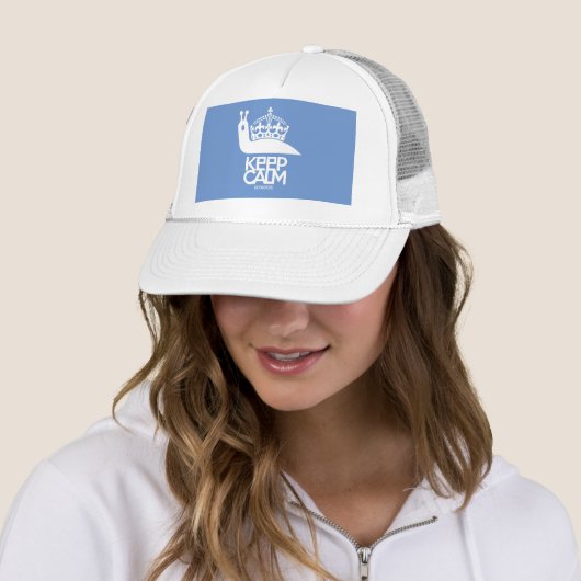 CASQUETTE KEEP CALM NO WORDS BY MASANSER (En situation)