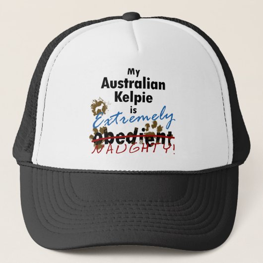 Casquette Kelpie australien extrêmement vilain (Devant)