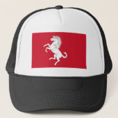 Casquette Kent drapeau symbole cheval Angleterre comté (Devant)