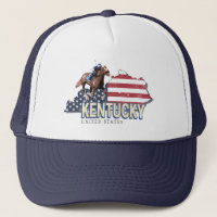 Kentucky United States Retro State Map Vintage USA