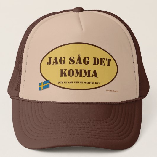 Casquette Keps — Såg det komma (Devant)