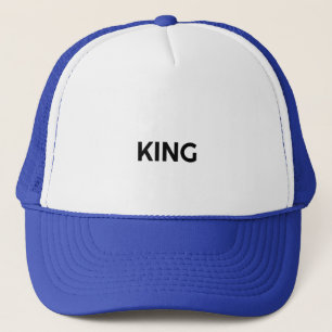 Casquette King Casquette Texte personnalisé Chapea