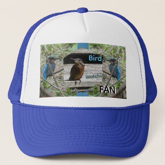 Casquette Kingfisher Bird Observation Ventilateur Trucker Ch (Devant)