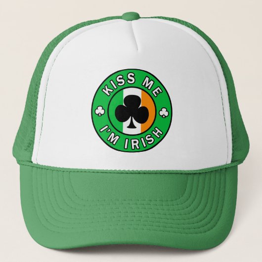 Casquette Kiss Me I'm Irish (Devant)