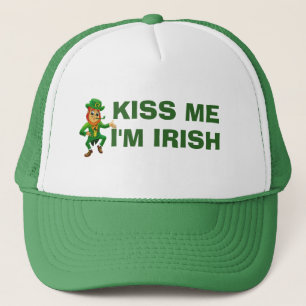 Casquette Kiss Me Im Irlandais Drôle Jour de la Saint Patric