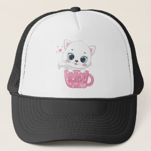 Casquette Kitty blanc