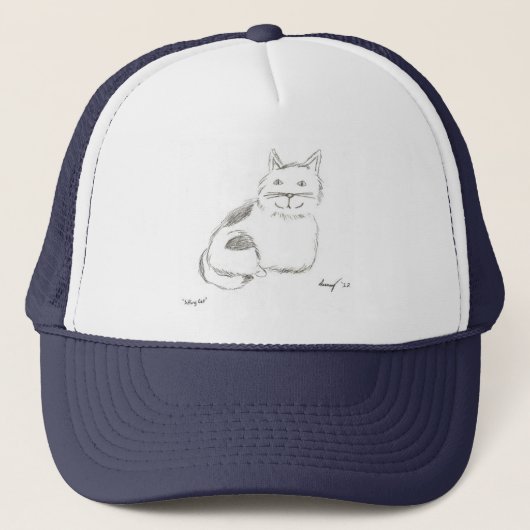 Casquette Kitty Sketch (Devant)