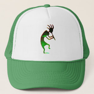 casquette kokopelli vert