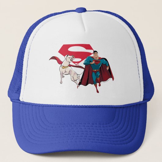 Casquette Krypto et Superman (Devant)