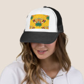 Casquette Kwanzaa jaune (En situation)