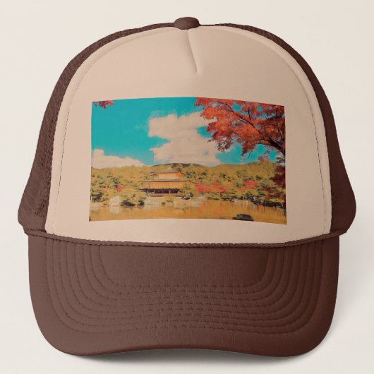 Casquette Kyoto - KINKAKU - Pavillon d'or - (Devant)