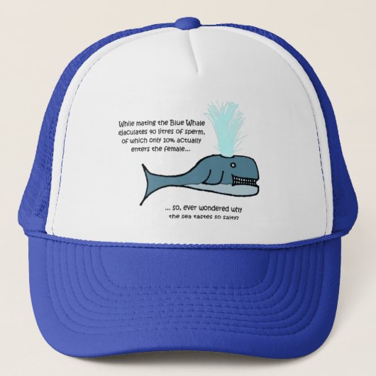 Casquette La baleine bleue... (Devant)