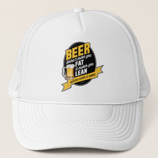 Casquette La Bière Vous Rend Maigre (Devant)