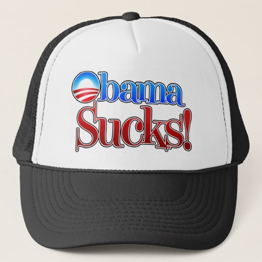 Casquette La caserne Obama suce (Devant)