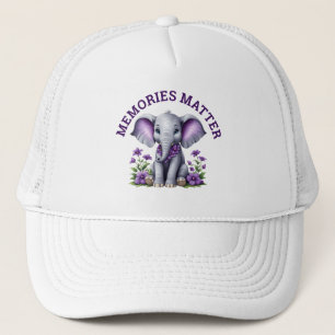 Casquette La conscience d'Alzheimer Les souvenirs comptent E