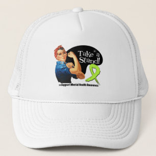 Casquette La conscience de santé mentale prennent un suppor
