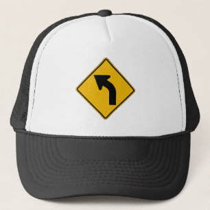 Casquette La courbe gauche, trafiquent le panneau