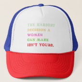 Casquette La décision la plus dure Chemise, protéger roe 73 (Devant)