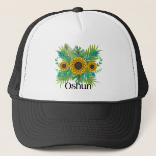 Casquette La déesse d'Oshun Tournesols