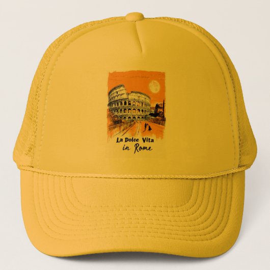 Casquette La Dolce Vita - Affiche d'art (Devant)