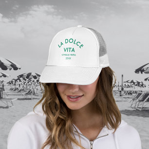 Casquette La Dolce Vita Cinque Terra Vert Mer