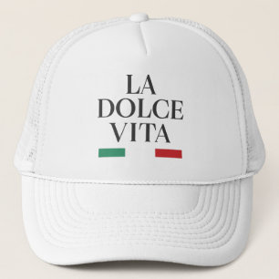 Casquette La Dolce Vita Trucker italien Chapeau