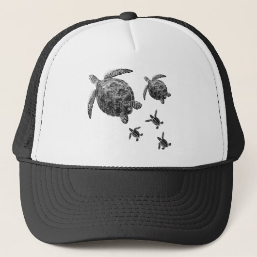 CASQUETTE LA FAMILLE DE TORTUE (Devant)