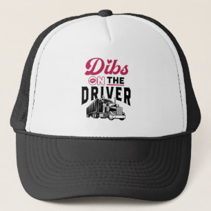 Casquette La femme du camionneur fait le lit sur le conducte