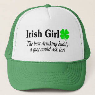 Casquette La fille irlandaise le meilleur ami potable un