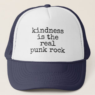 Casquette La gentillesse est le vrai punk rock