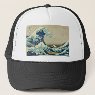 Casquette La grande vague outre de Kanagawa par Katsushika