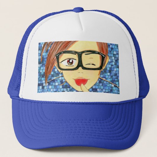 Casquette La haine de camionneur de Michael (Devant)