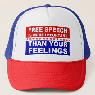 Casquette La liberté de parole est plus importante que vos