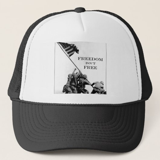 Casquette La liberté n'est pas libre (Devant)