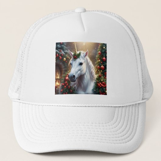 Casquette « La Licorne de Noël » (Devant)