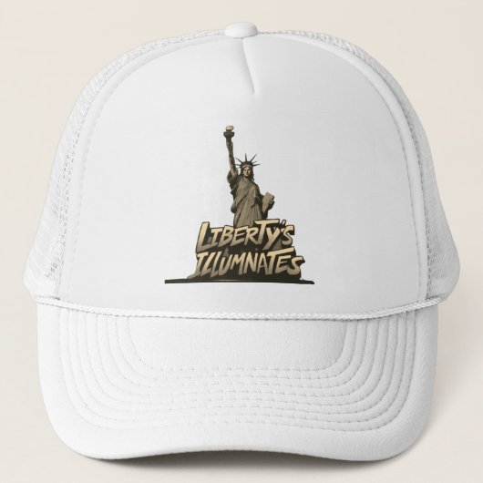 Casquette La lumière de Liberty illumine (Devant)