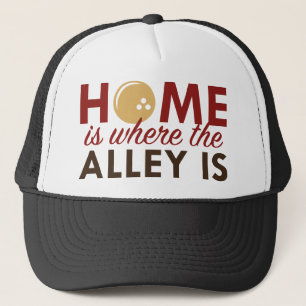 Casquette La Maison Est Là Où Se Trouve L'Allée