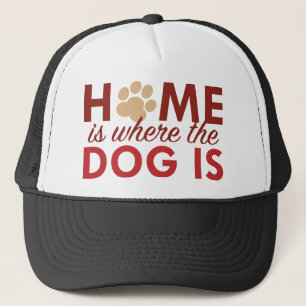Casquette La maison est où est le chien