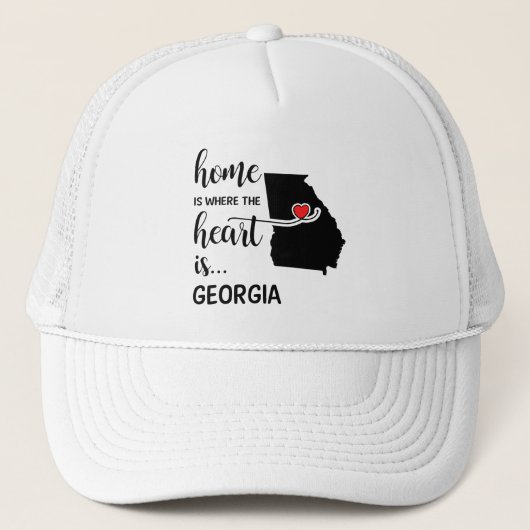 Casquette La maison géorgienne est le coeur (Devant)